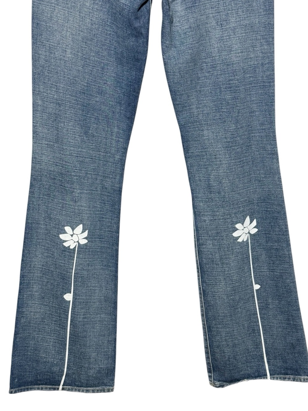 7 For All Mankind Easy Boot In Tea Party Exploded Floral Size 27 - Picture 10 of 12